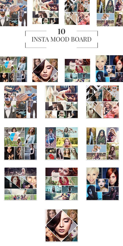 10 Instagram Mood Board Templates V1