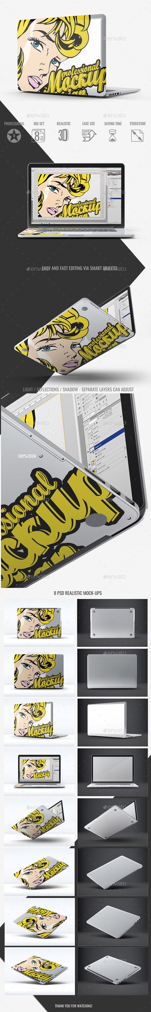 Laptop Body Mock-Up 23225254