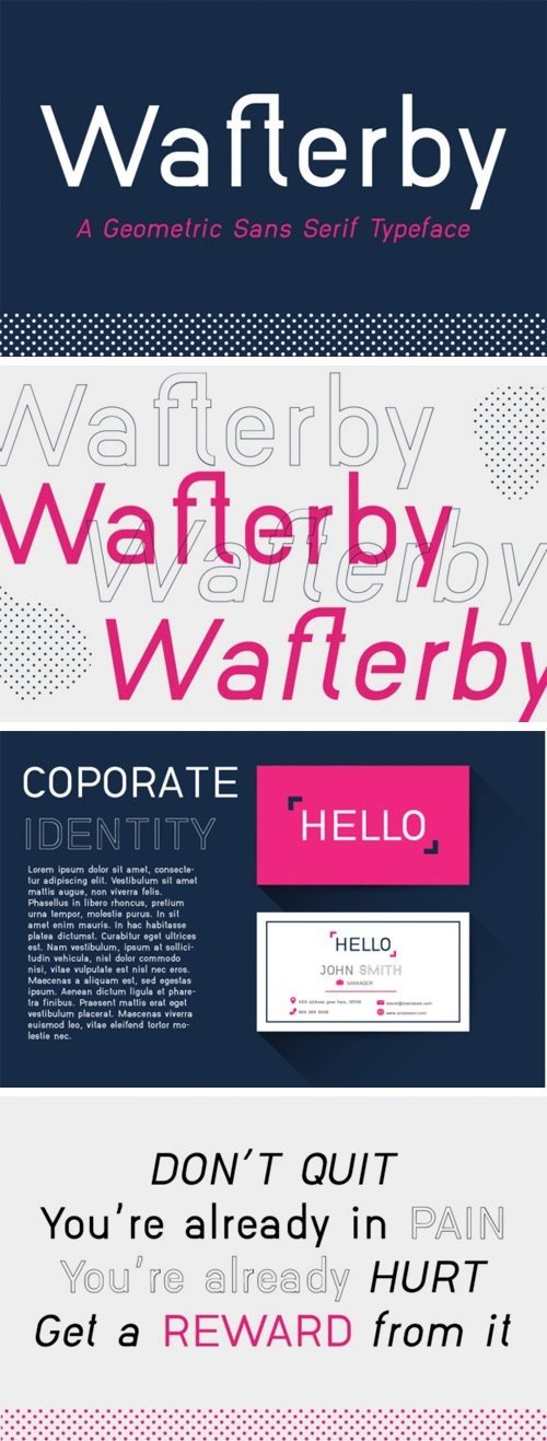 Wafterby Font Family