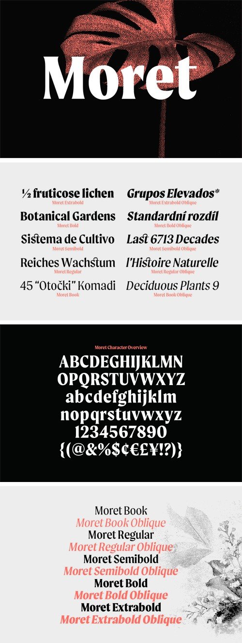 Moret Font Family