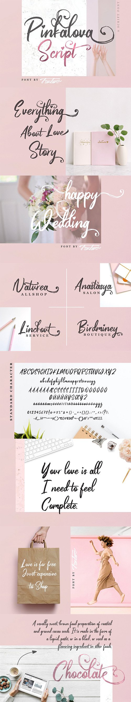 Pinkalova - Handwritting Script Font - 3442701