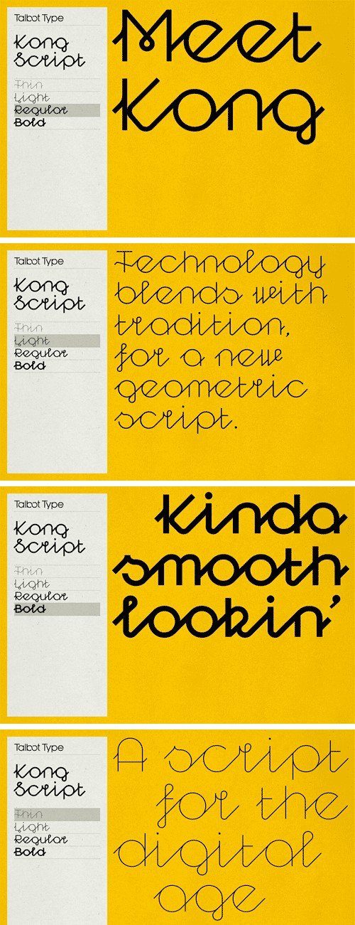 Kong Script Font