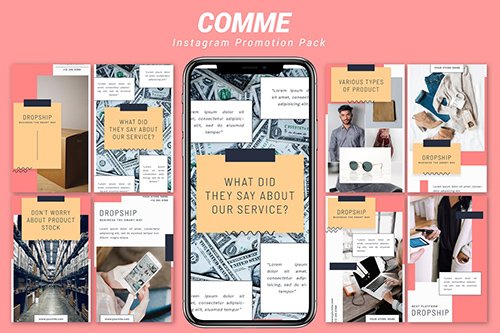 Comme - Instagram Promotion Pack