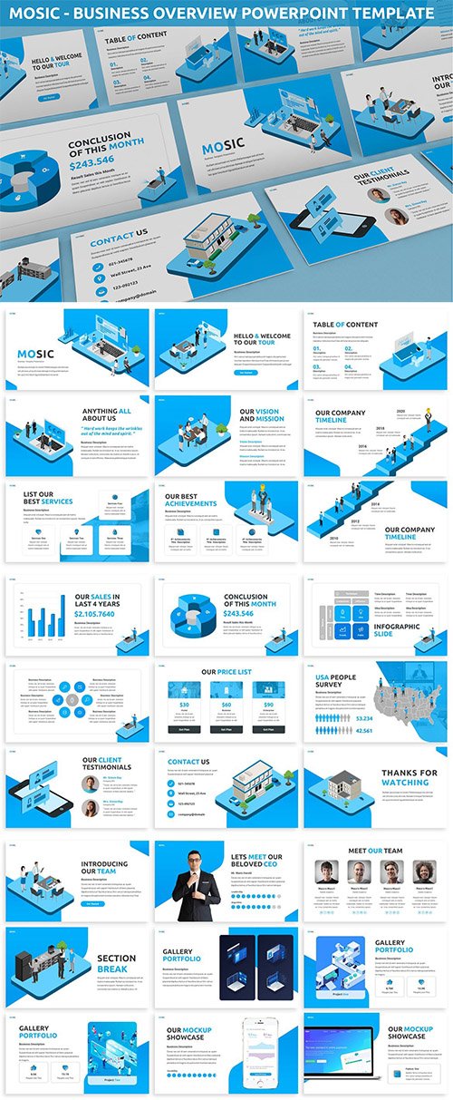 Mosic - Business Overview Powerpoint Template