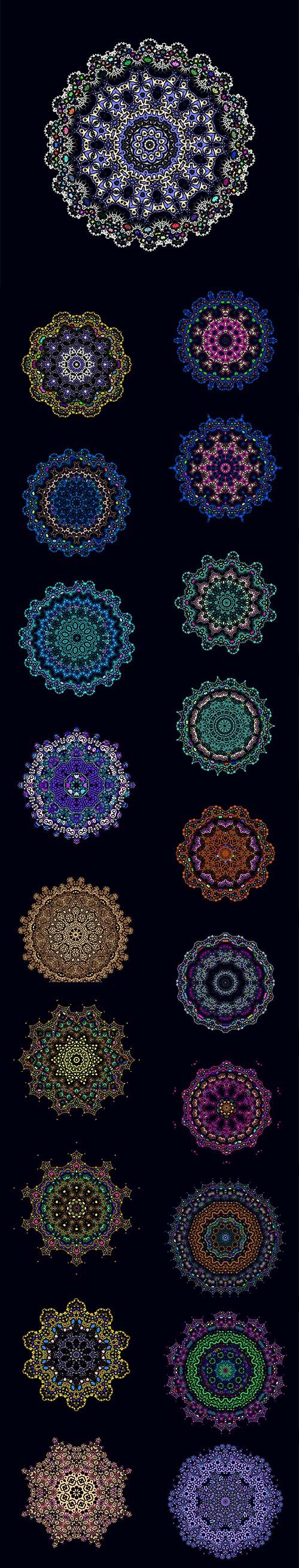 Colorful Luxury Mandala Design