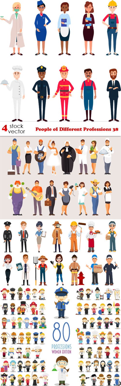 Vectors - People of Different Professions 38