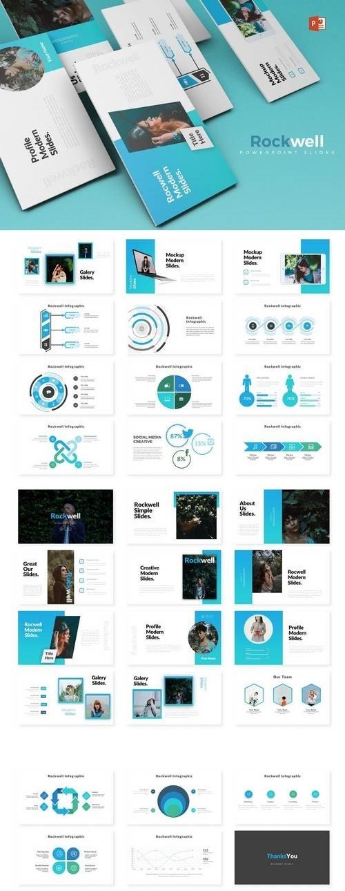 Rockwell - Powerpoint, Keynote, Google Sliders Templates