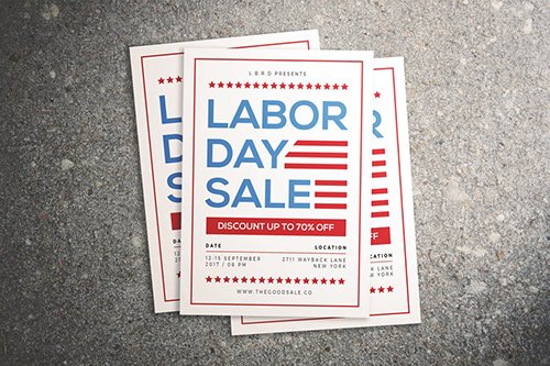 Labor Day Sale Flyer