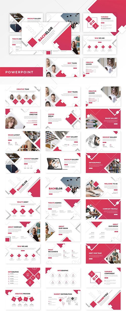 Bachelor - Education Powerpoint, Keynote and Google Slide Template