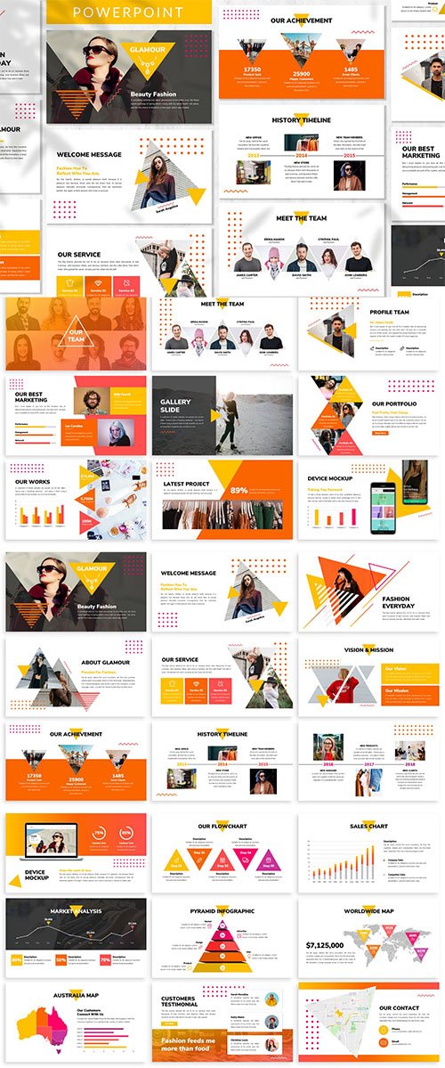 Glamour - Fashion Powerpoint Template