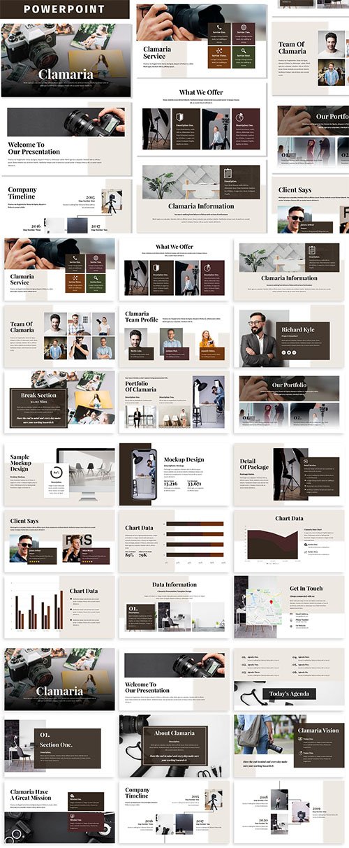 Clamaria - Business Powerpoint Template