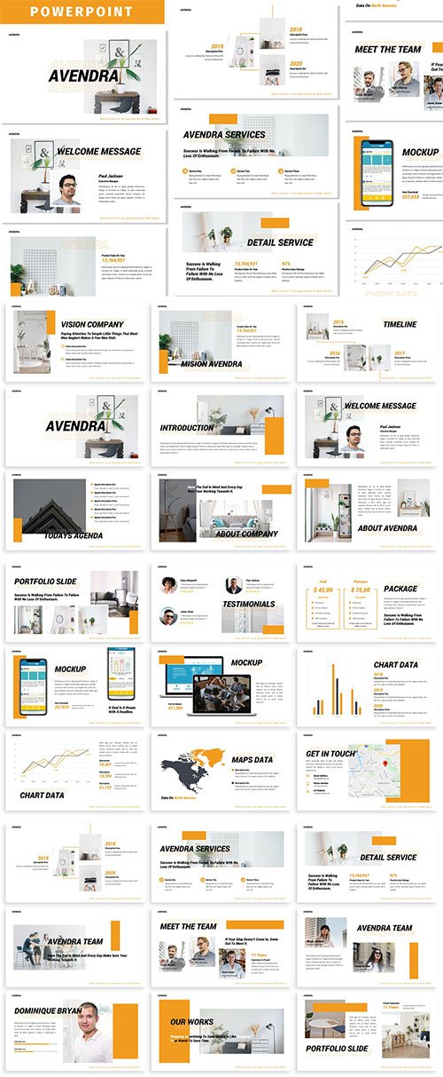 Avendra - Business Powerpoint Template