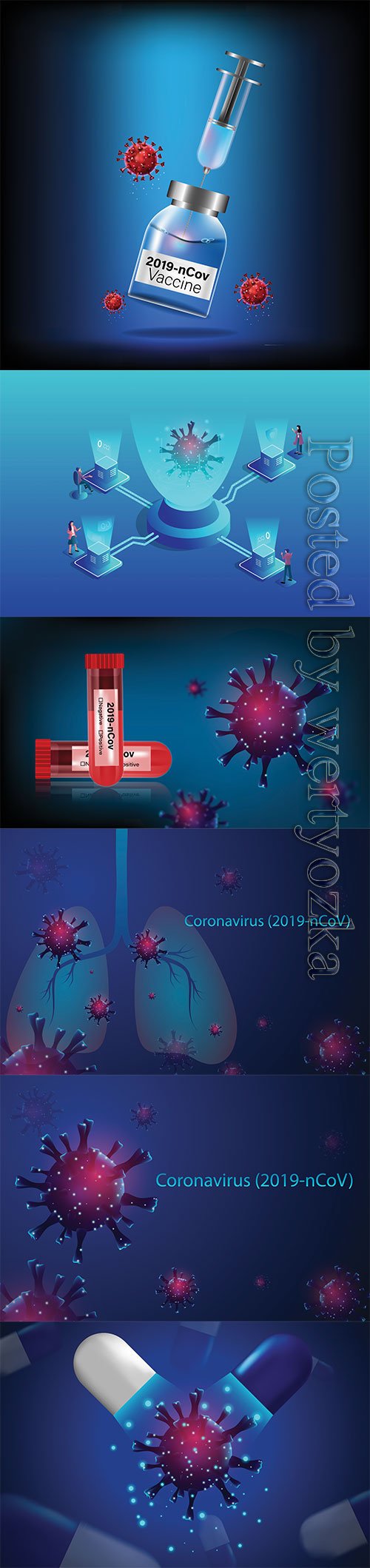 Pandemic virus and antiviral drug coronavirus concept