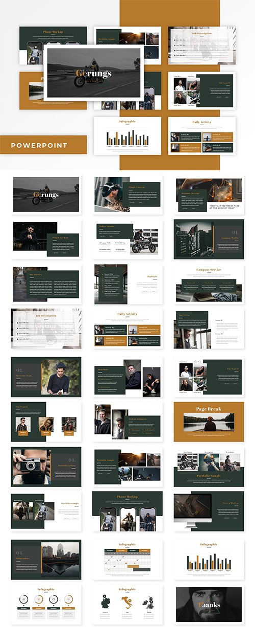 Gerungs - Automotive Powerpoint, Keynote and Google Slide Template
