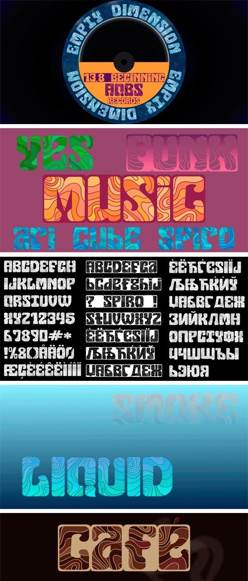 Ari Cube Spiro Font Family