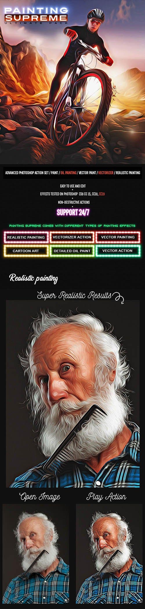 Supreme Painting Photoshop Actions 24884912