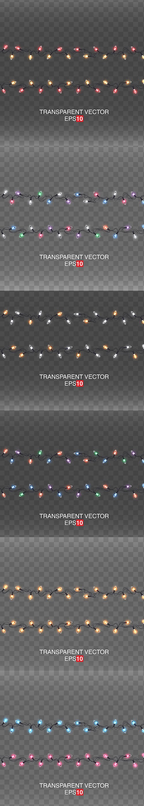 Garlands Light Transparent Background