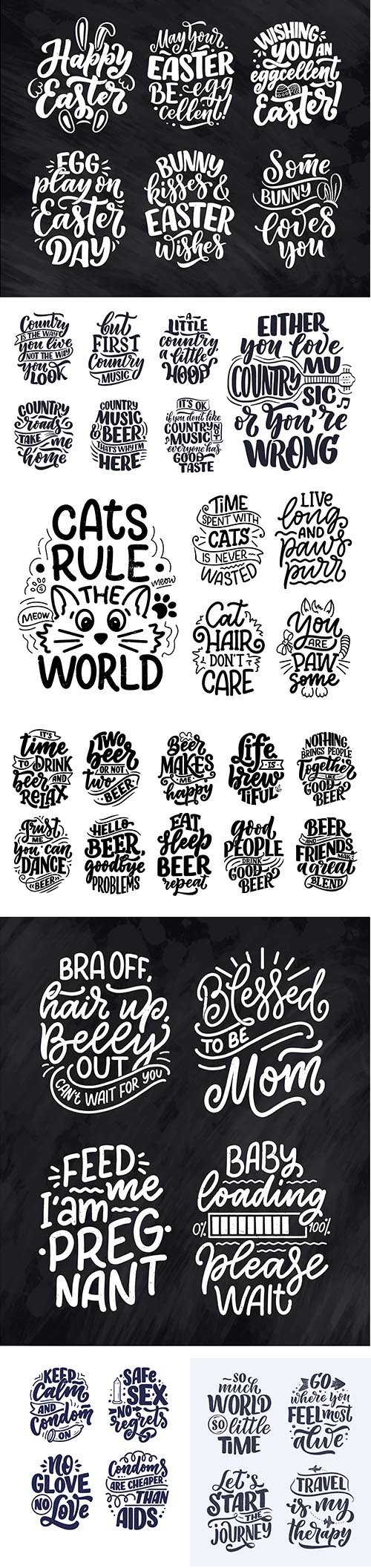 Lettering Quotes Template