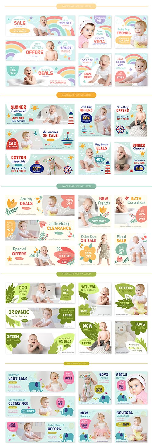 Baby Store Sale Banners