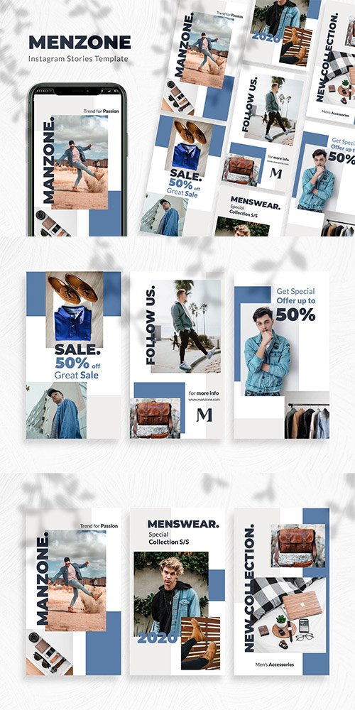 Menzone Instagram Story Template