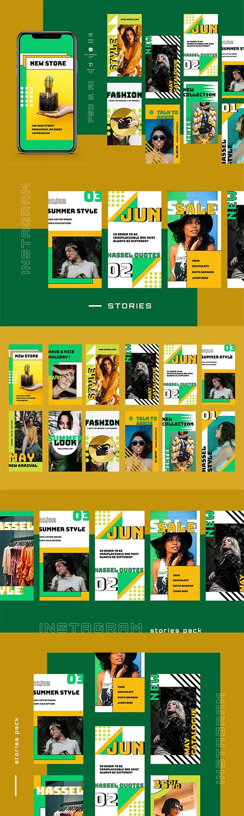 Hassel - Instagram Stories Template