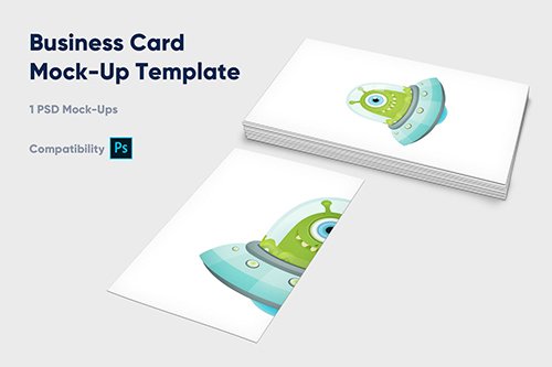 Business Card Mock-Up Template - Vol. 1
