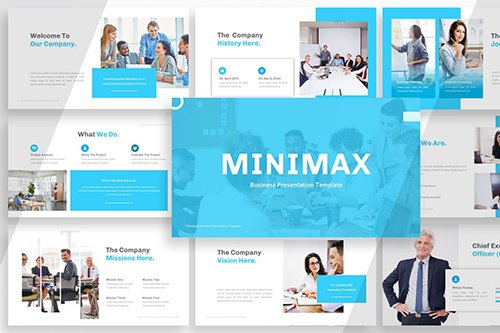 Minimax - Business Powerpoint, Keynote and Google Slide Template