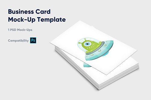 Business Card Mock-Up Template - Vol. 2