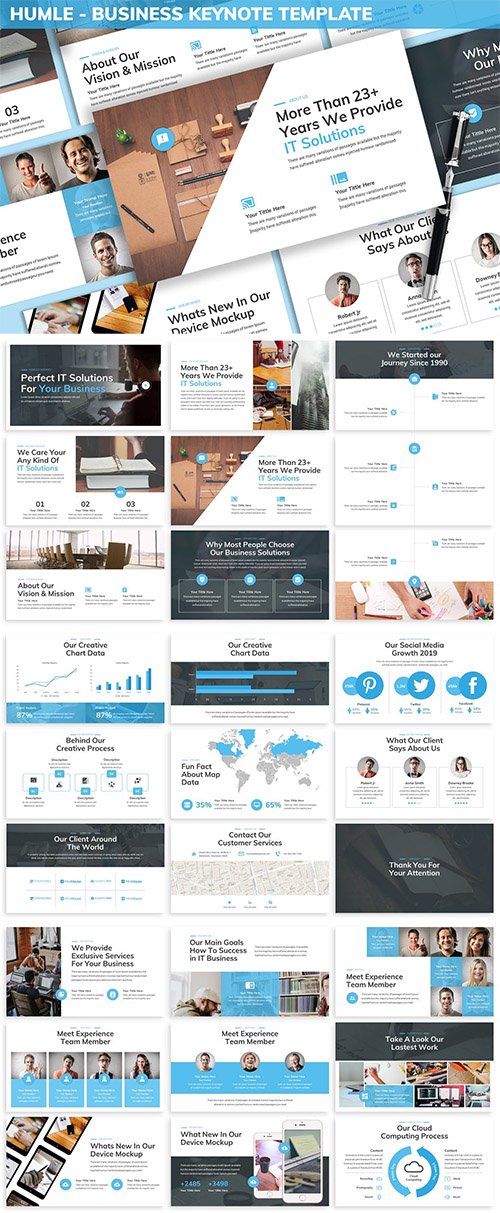 Humle - Business Keynote Template