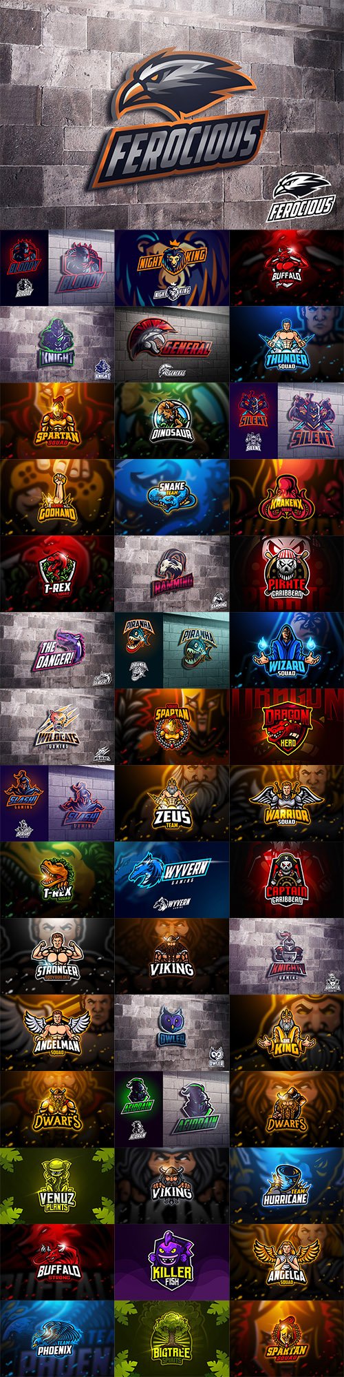 61 Mascot Logos Esport