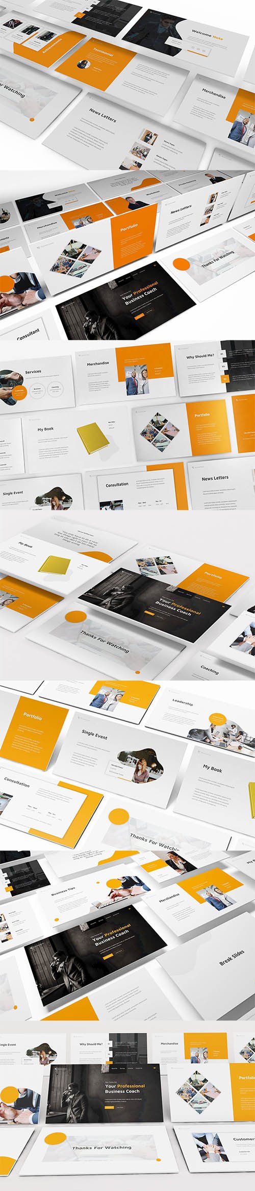 Business Coach Powerpoint, Keynote and Google Slide Template