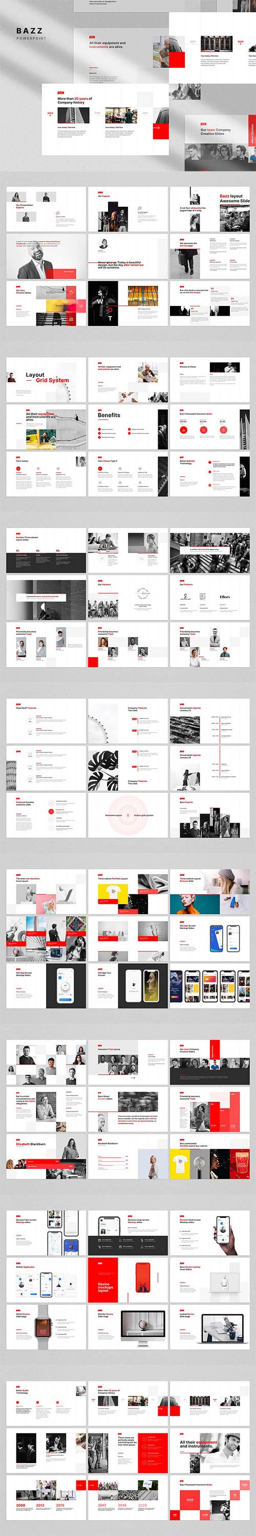 BAZZ Powerpoint and Keynote Template