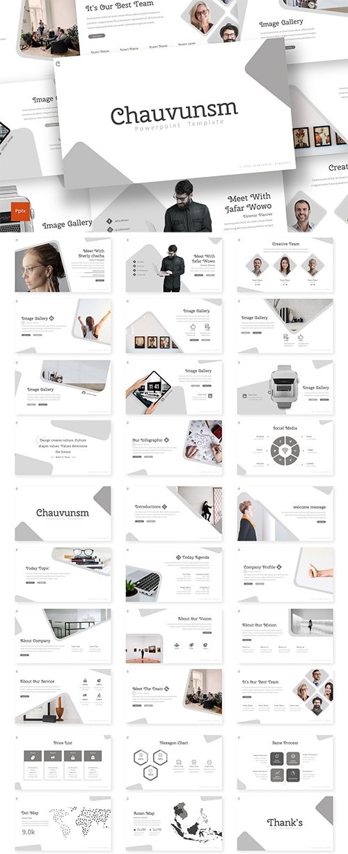 Chauvunsm - Powerpoint, Keynote and Google Slide Template