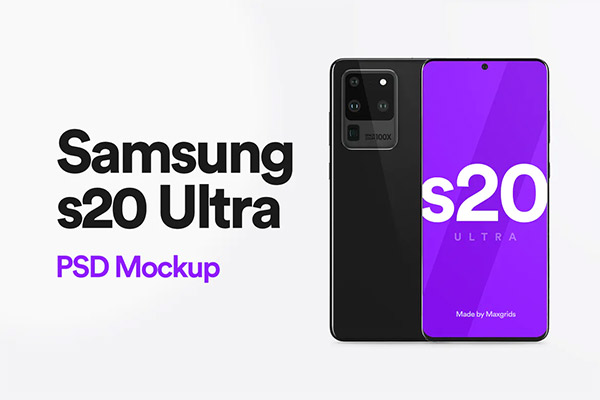 Samsung s20 Ultra Mockup