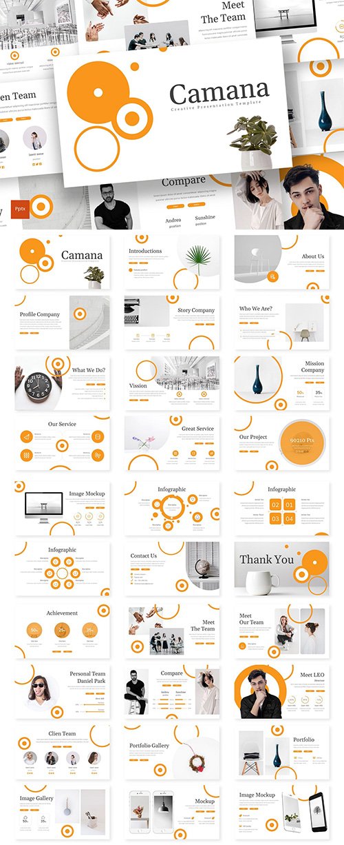 Camana - Powerpoint, Keynote and Google Slide Template