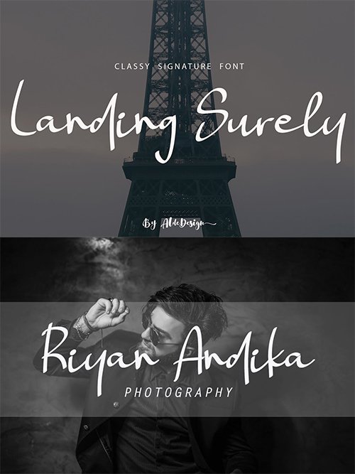 Landing Surely Font