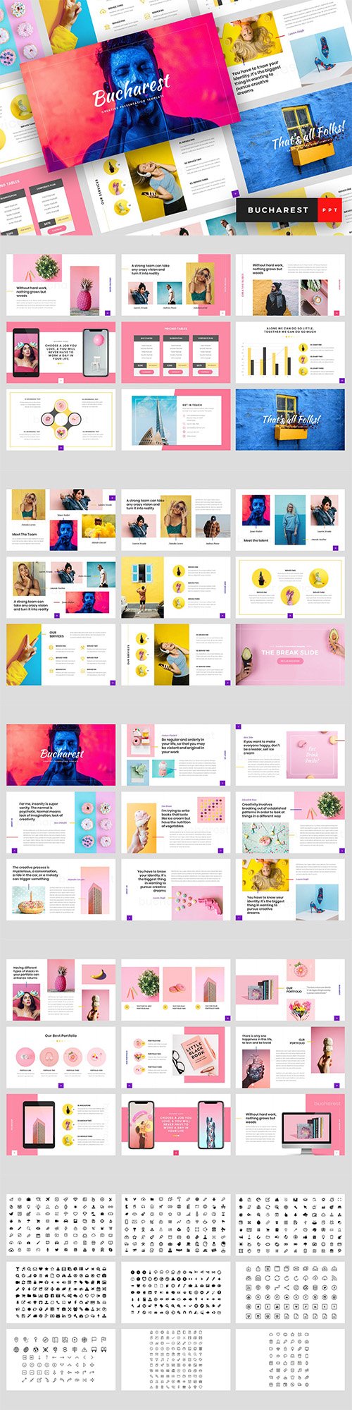 Bucharest - Creative Powerpoint, Keynote and Google Slides Templates