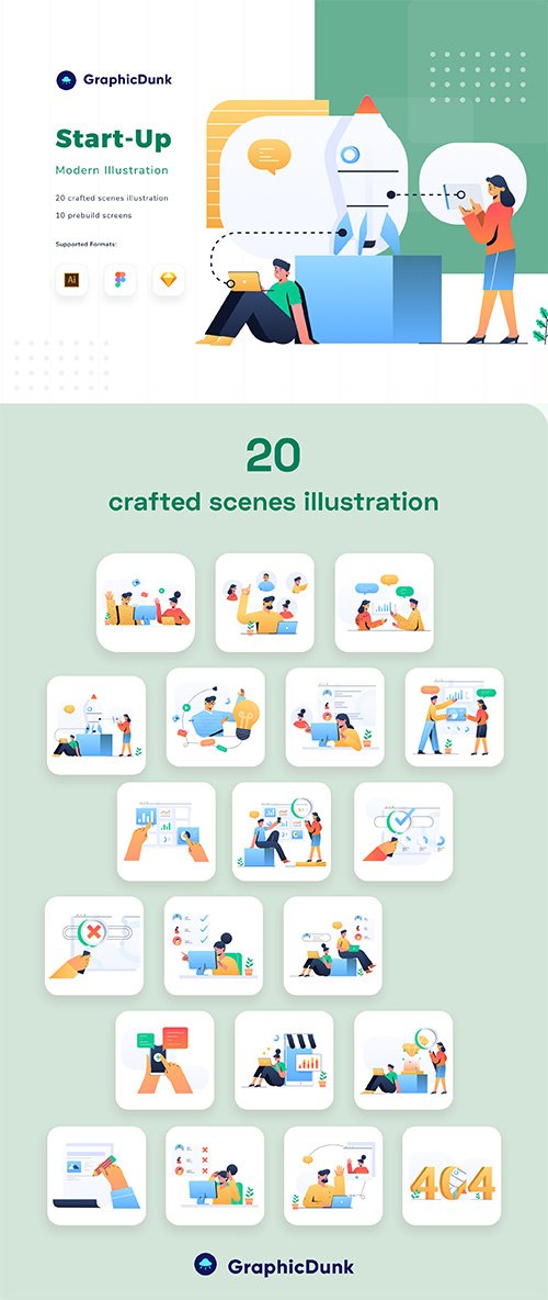 Startup Illustrations Kits