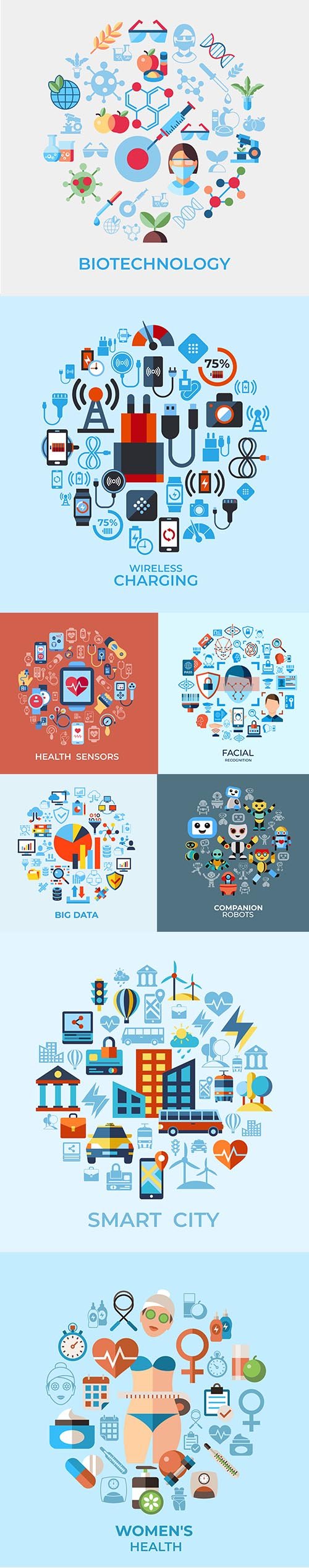 Icons Set with Modern Elements Vol 2