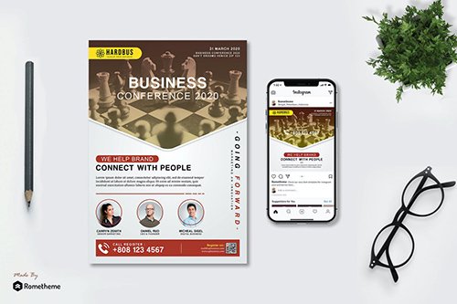 Hardbus Business Conference - Flyer & Instagram HR