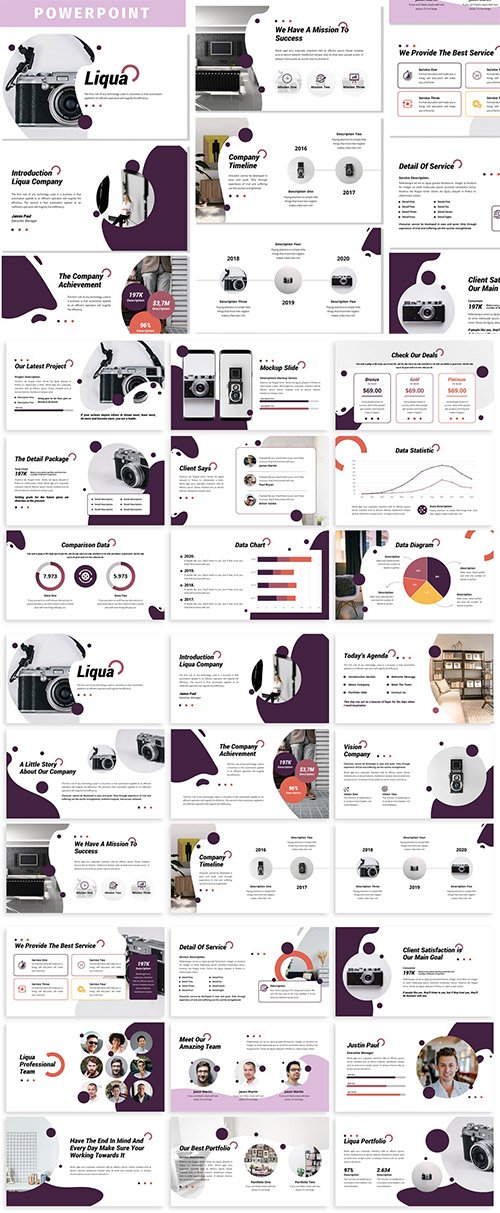 Liqua - Business Powerpoint Template