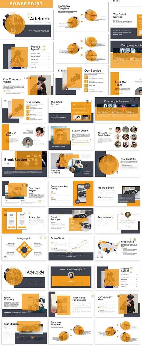 Adelaide - Business Powerpoint Template