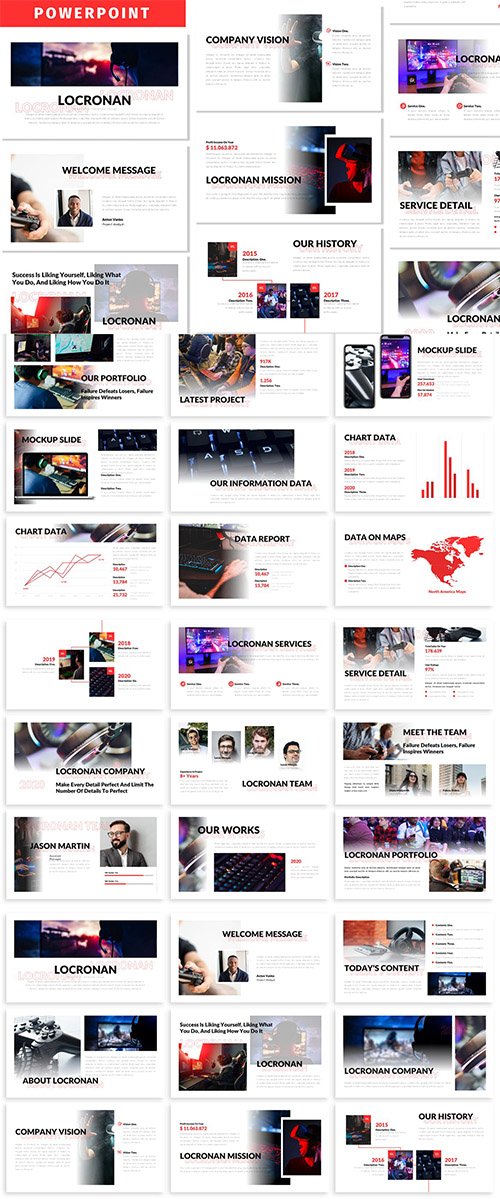 Locronan - Business Powerpoint Template