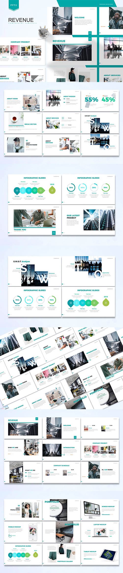 Revenue - Business Powerpoint, Keynote