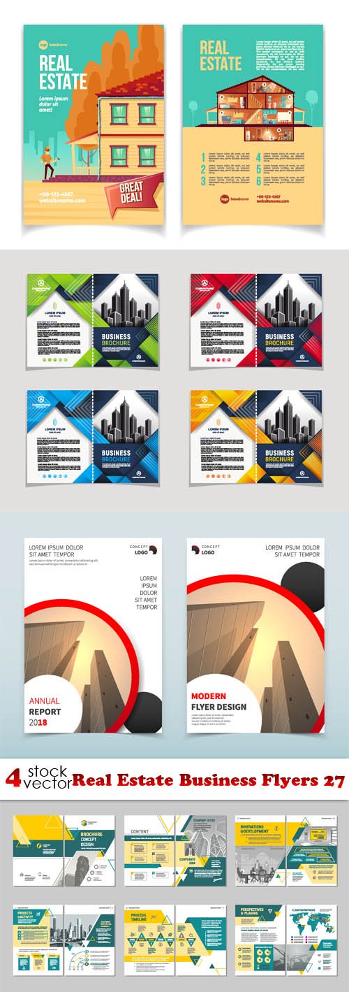 Vectors - Real Estate Business Flyers 27