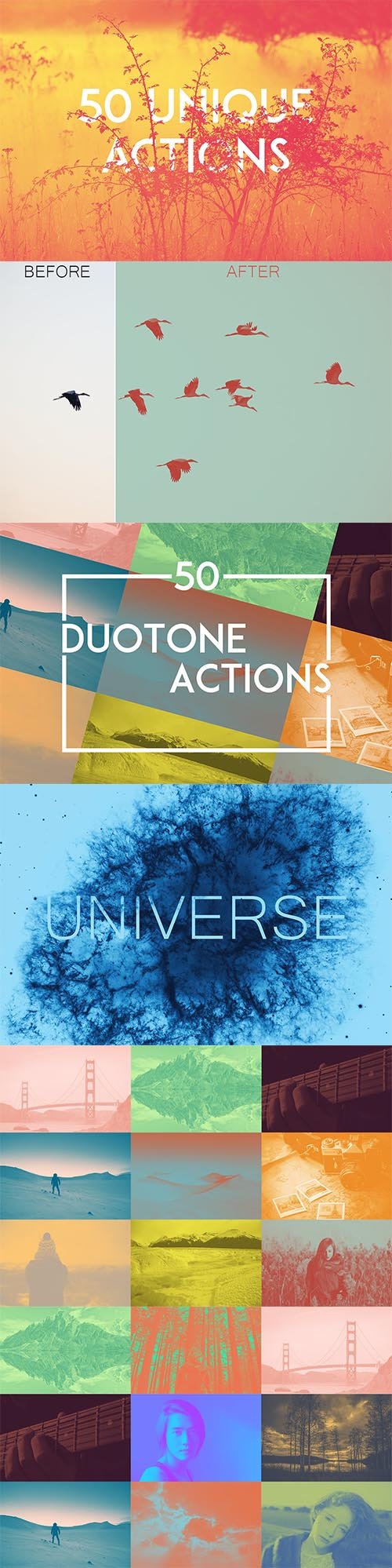 50 Duotone Actions