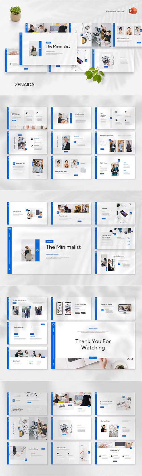 Zenaida - Business PowerPoint Template