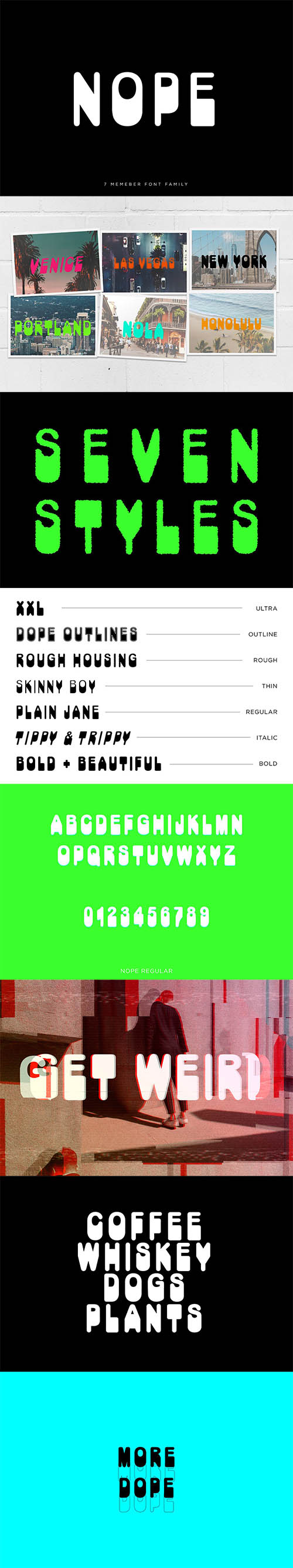 NOPE Font Family 4245021