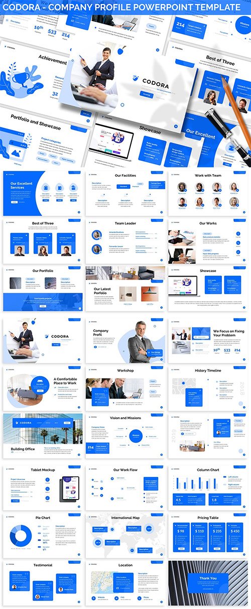 Codora - Company Profile Powerpoint Template