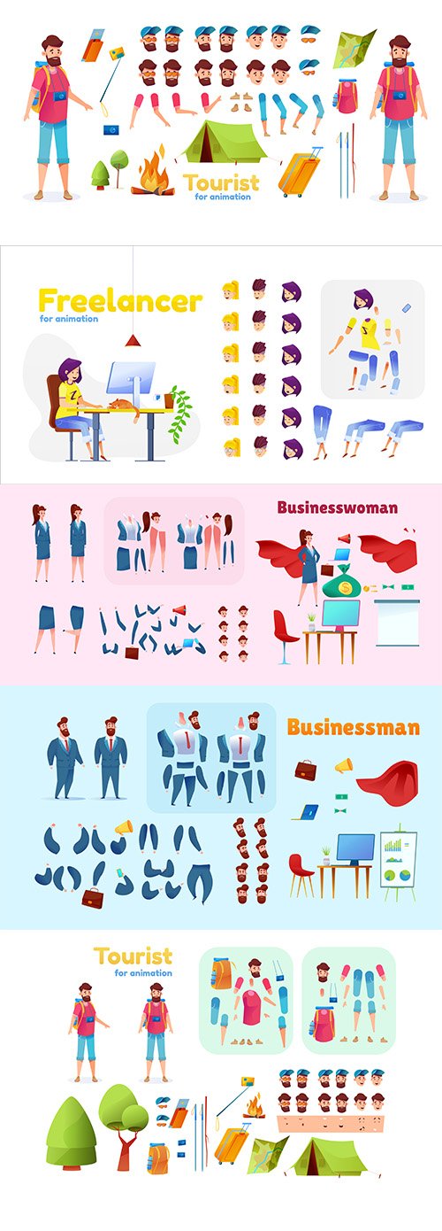 Business People Cartoon Character